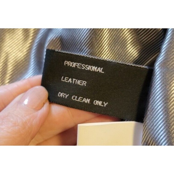 Women's Black Tan Leather Moto Jacket Sz M/L Biker Rocker Beautiful! NWT - Picture 10 of 16